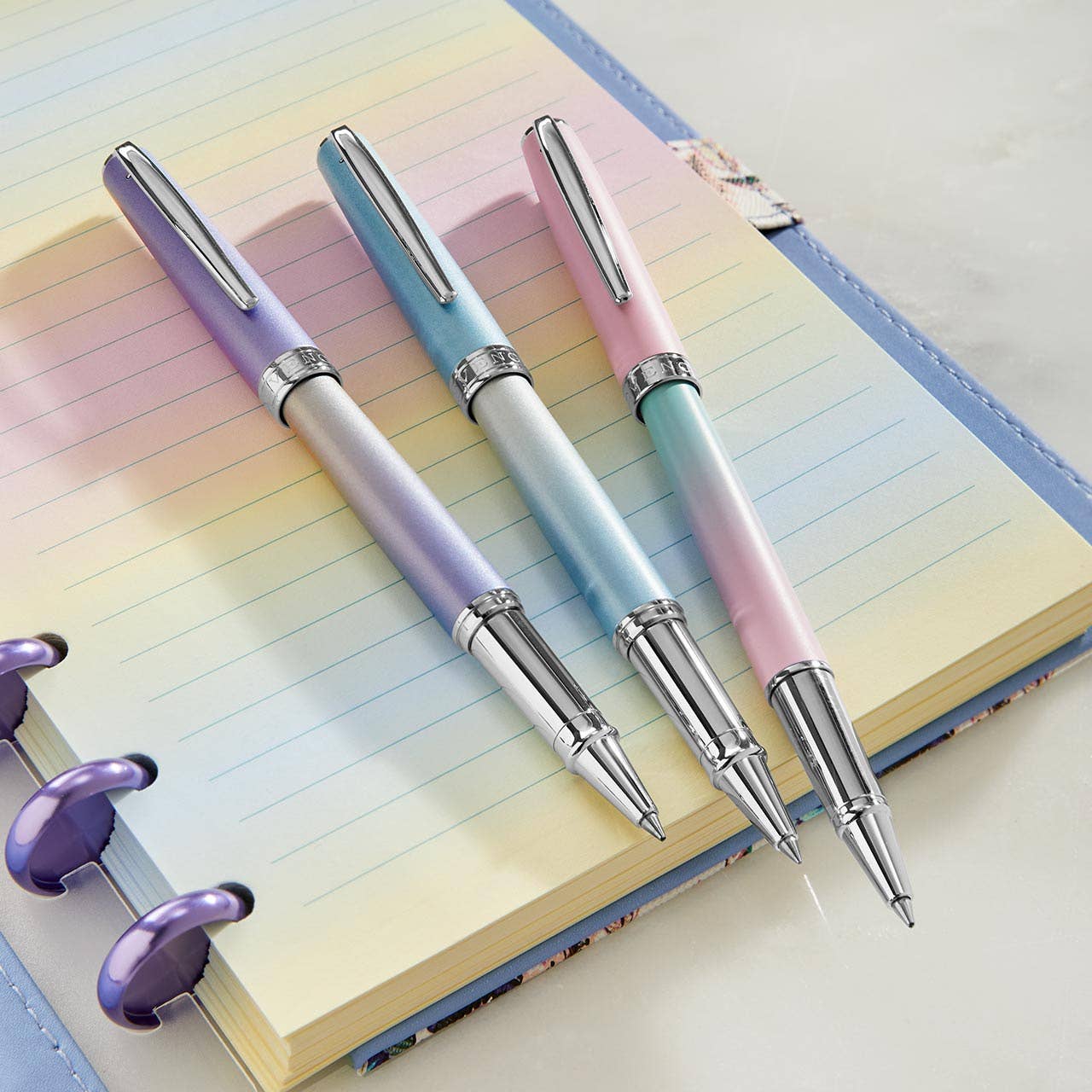 Levenger Chroma Gradient Rollerball Pen: Lavender