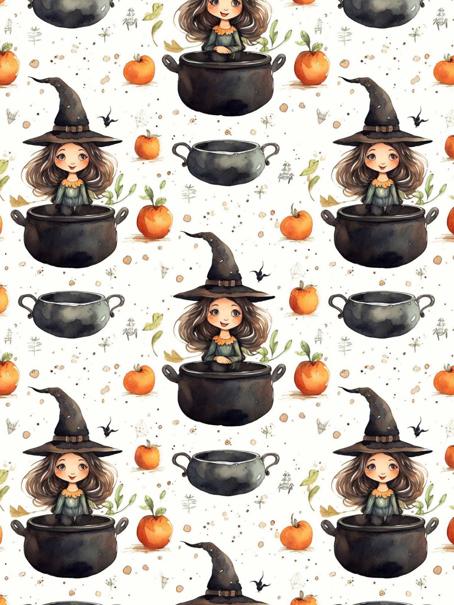 OtterBlotter Designer Custom Notebook - Wicked Cute Halloween Whats Cooking