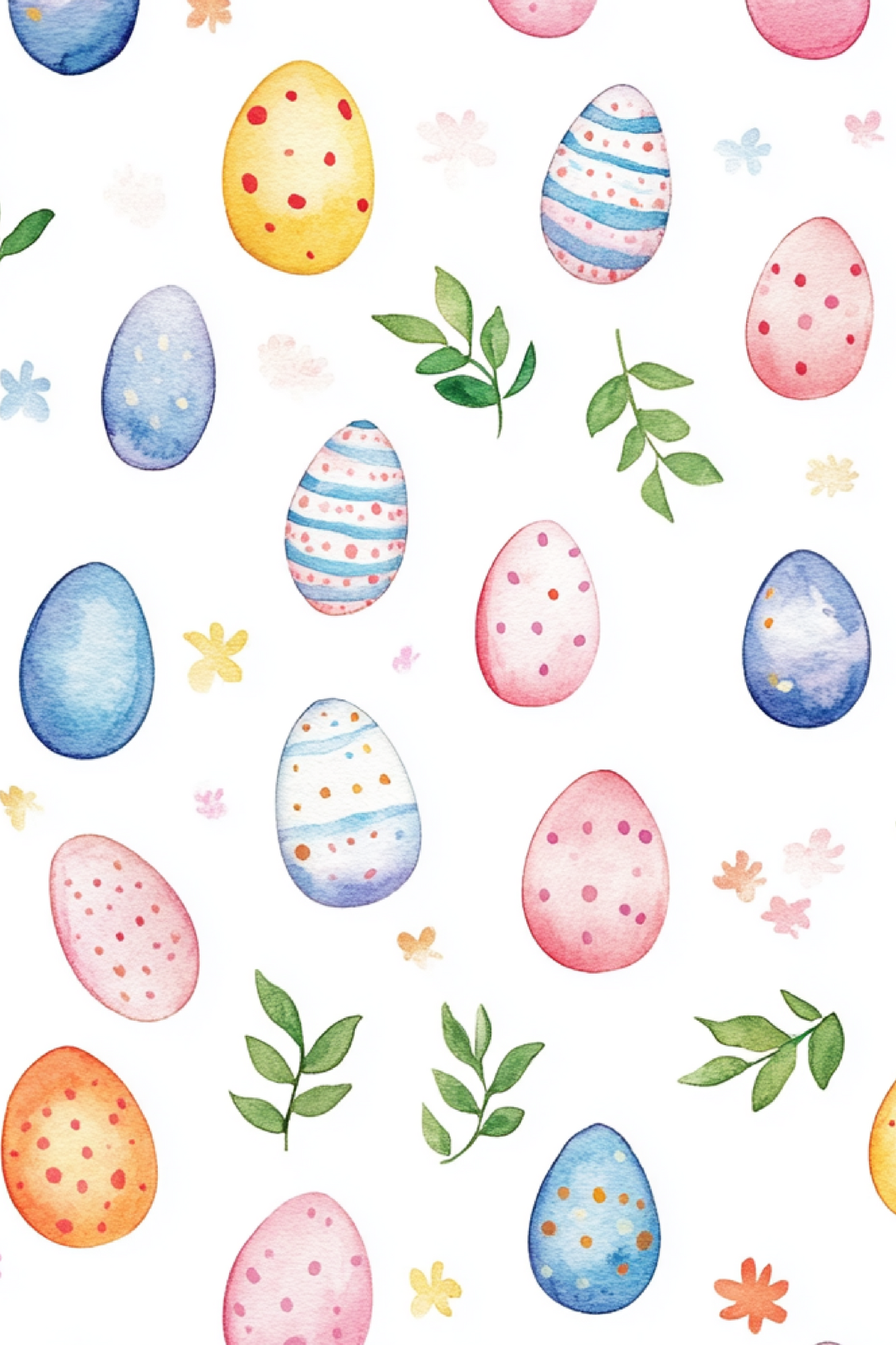 OtterBlotter Designer Custom Notebook - Easter Egg Patterns Simple