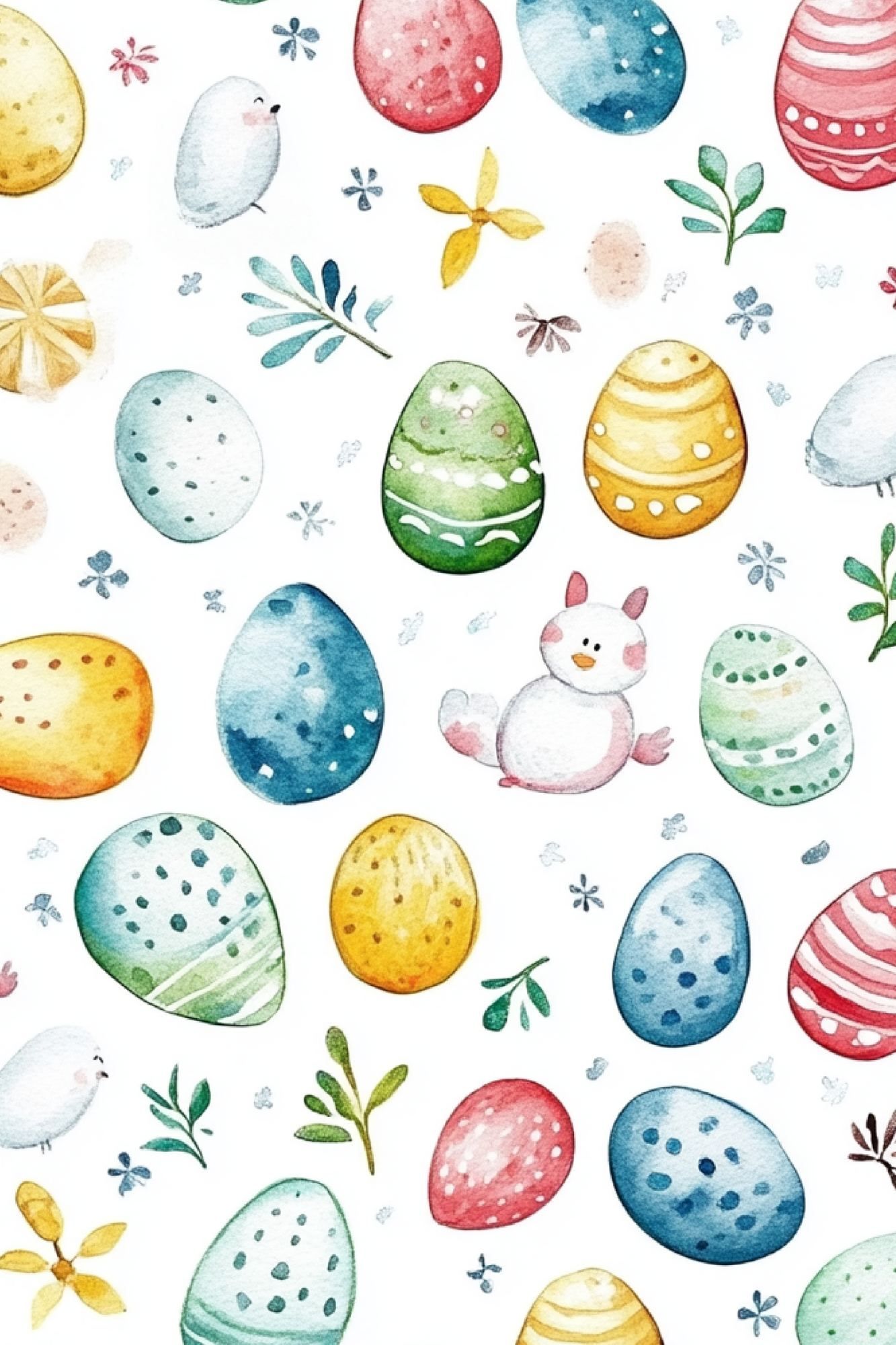 OtterBlotter Designer Custom Notebook - Easter Egg Patterns Blues