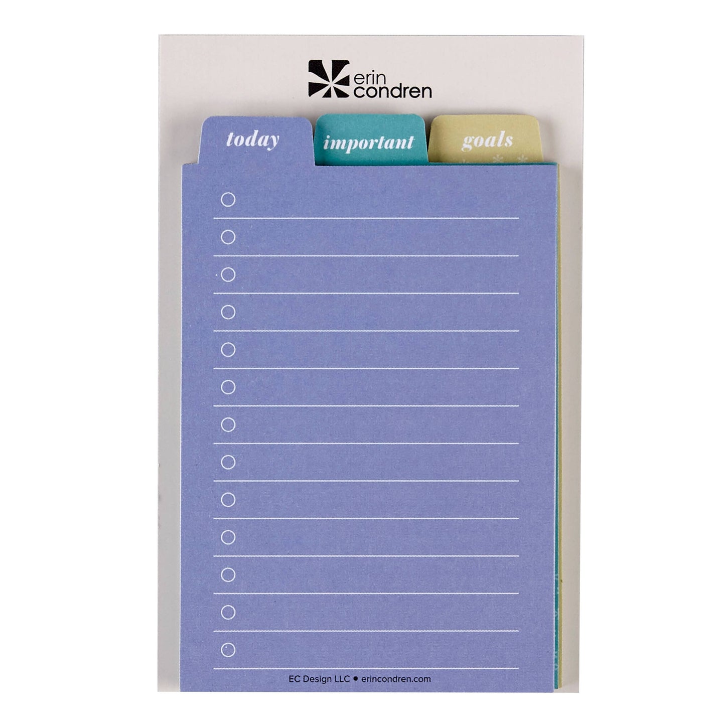 Tabbed Sticky Note 3-pack