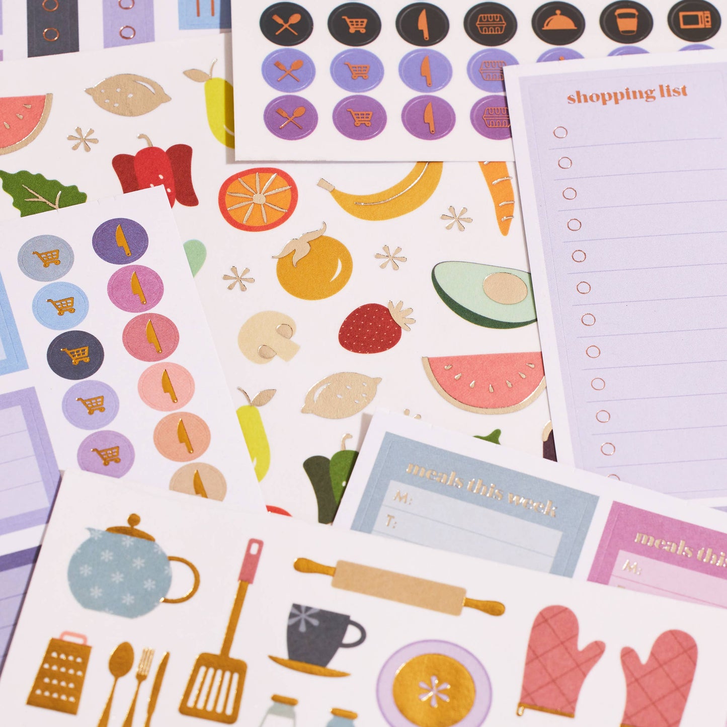 Functional Sticker Book - Meal Prep
