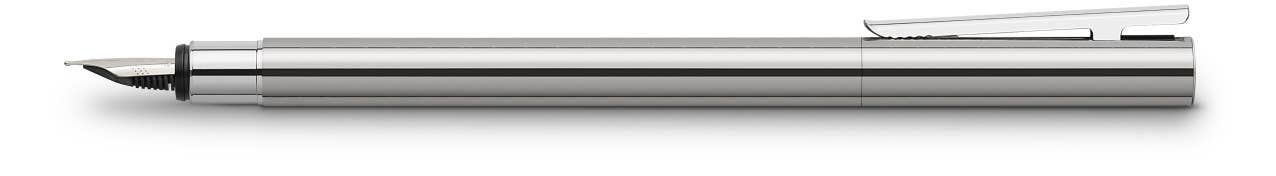 NEO Slim Stainless Steel Polished Fountain Pens: Medium