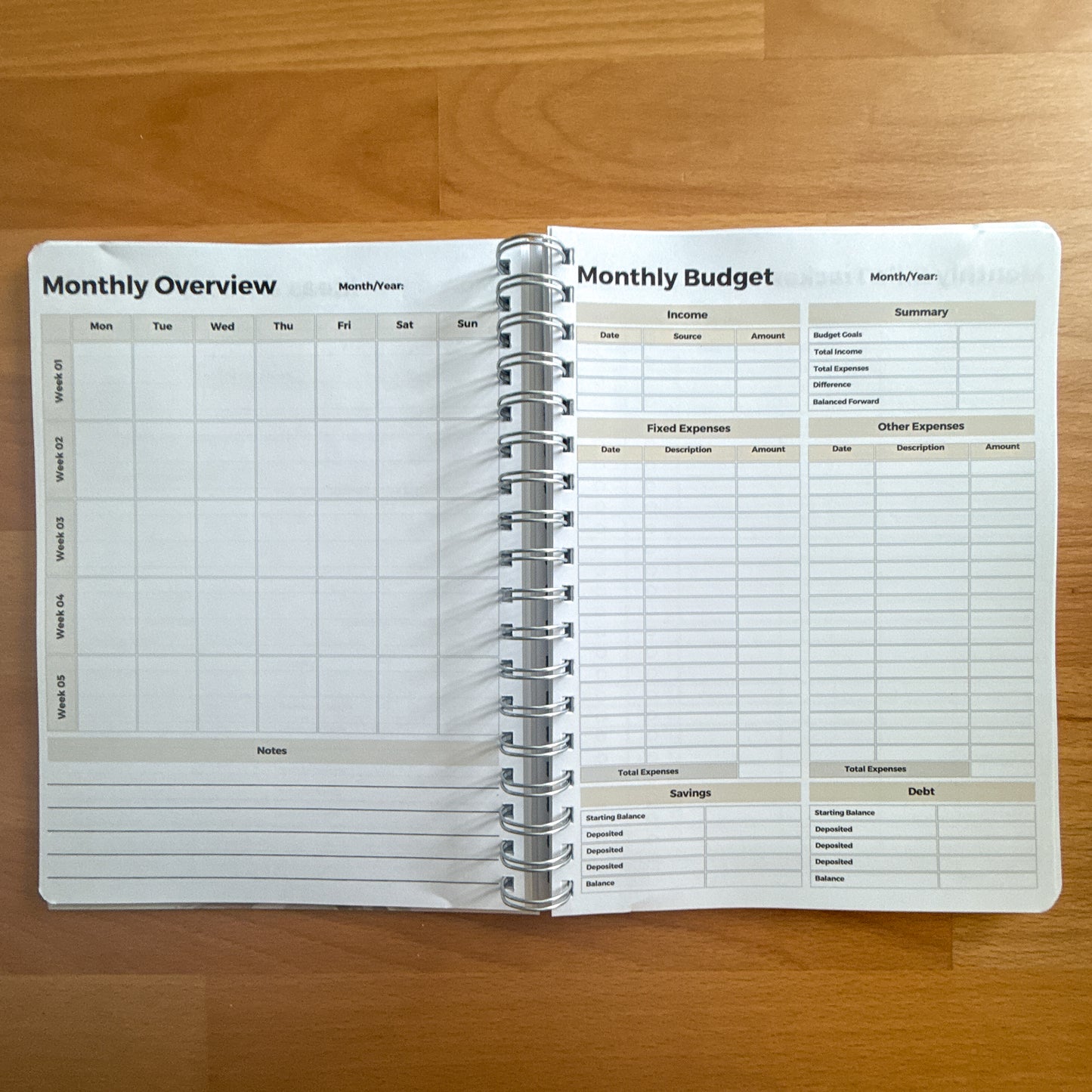 OtterBlotter Budget Planner