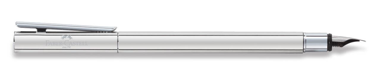 NEO Slim Stainless Steel Polished Fountain Pens: Medium