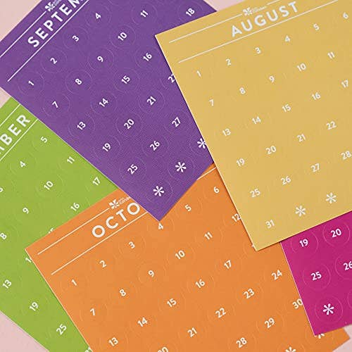 Date Dots - Colorful