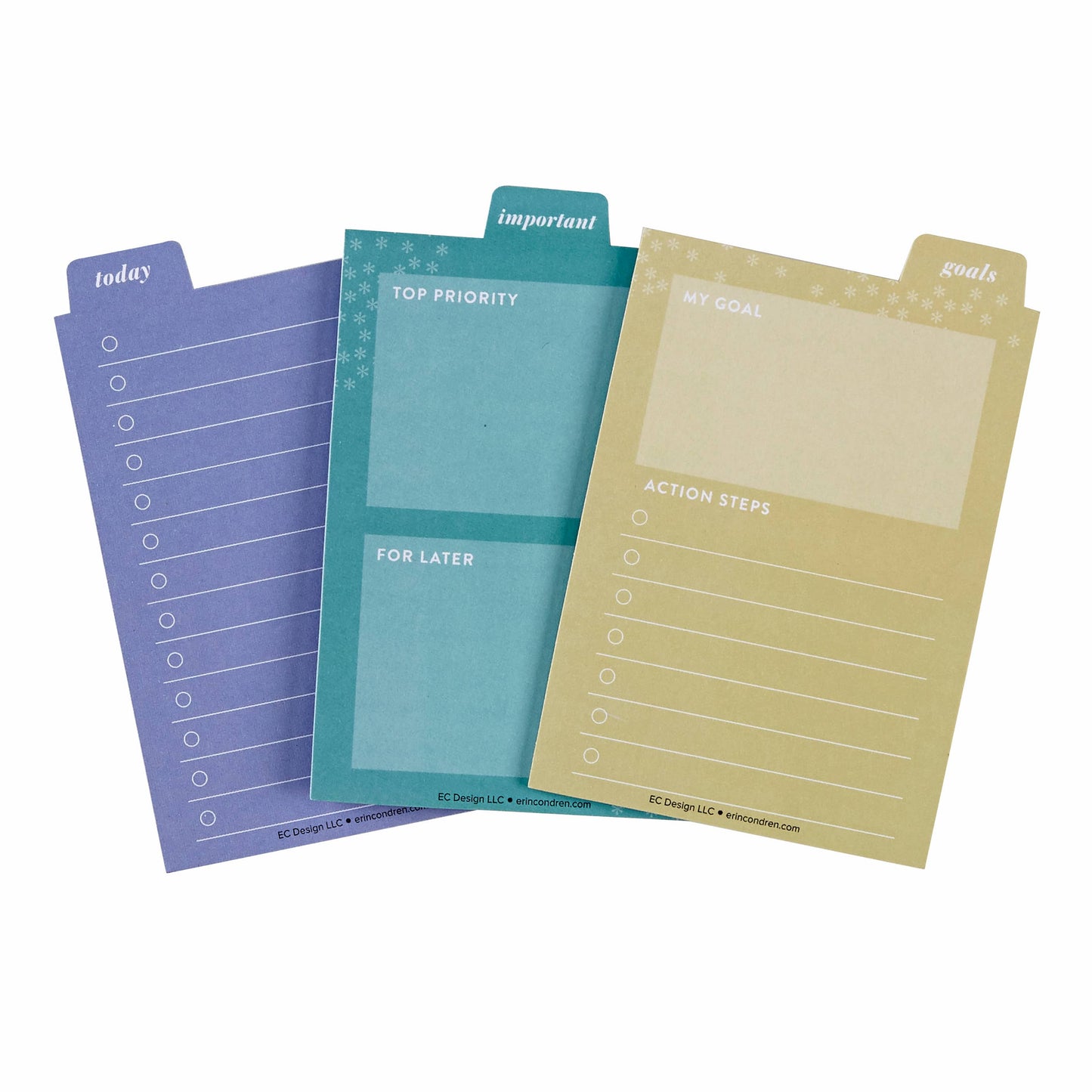 Tabbed Sticky Note 3-pack