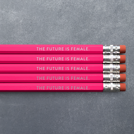 The Future is Female - Pencil Pack of 5: No. 2 Pencils