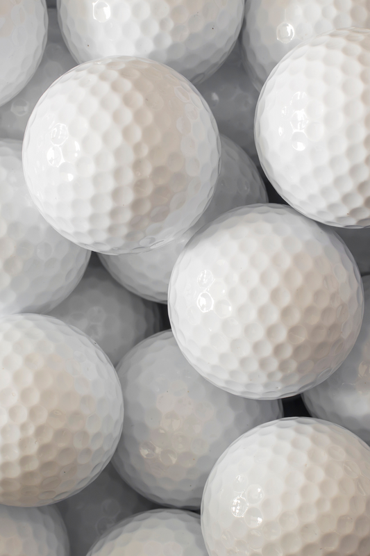 OtterBlotter Designer Custom Notebook - Golf Closeup Golf Balls