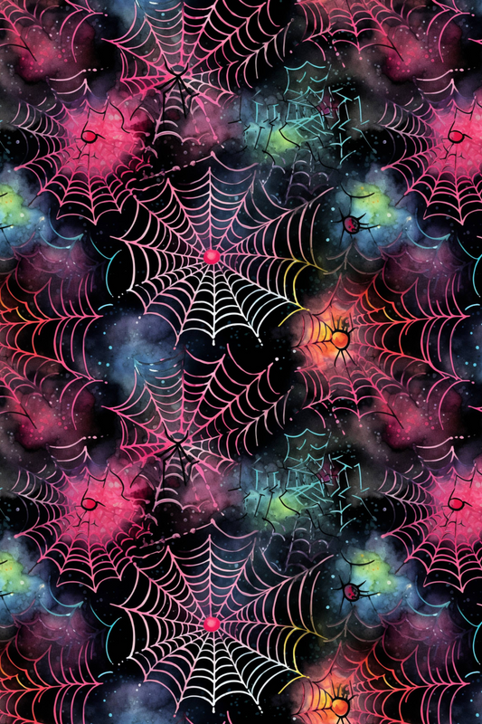 OtterBlotter Designer Custom Notebook - Spooky Halloween Web Art
