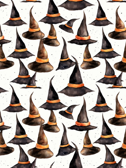 OtterBlotter Designer Custom Notebook - Wicked Cute Halloween Hats Off to You