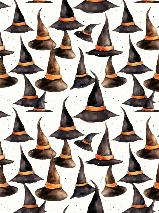 OtterBlotter Designer Custom Notebook - Wicked Cute Halloween Hats Off to You