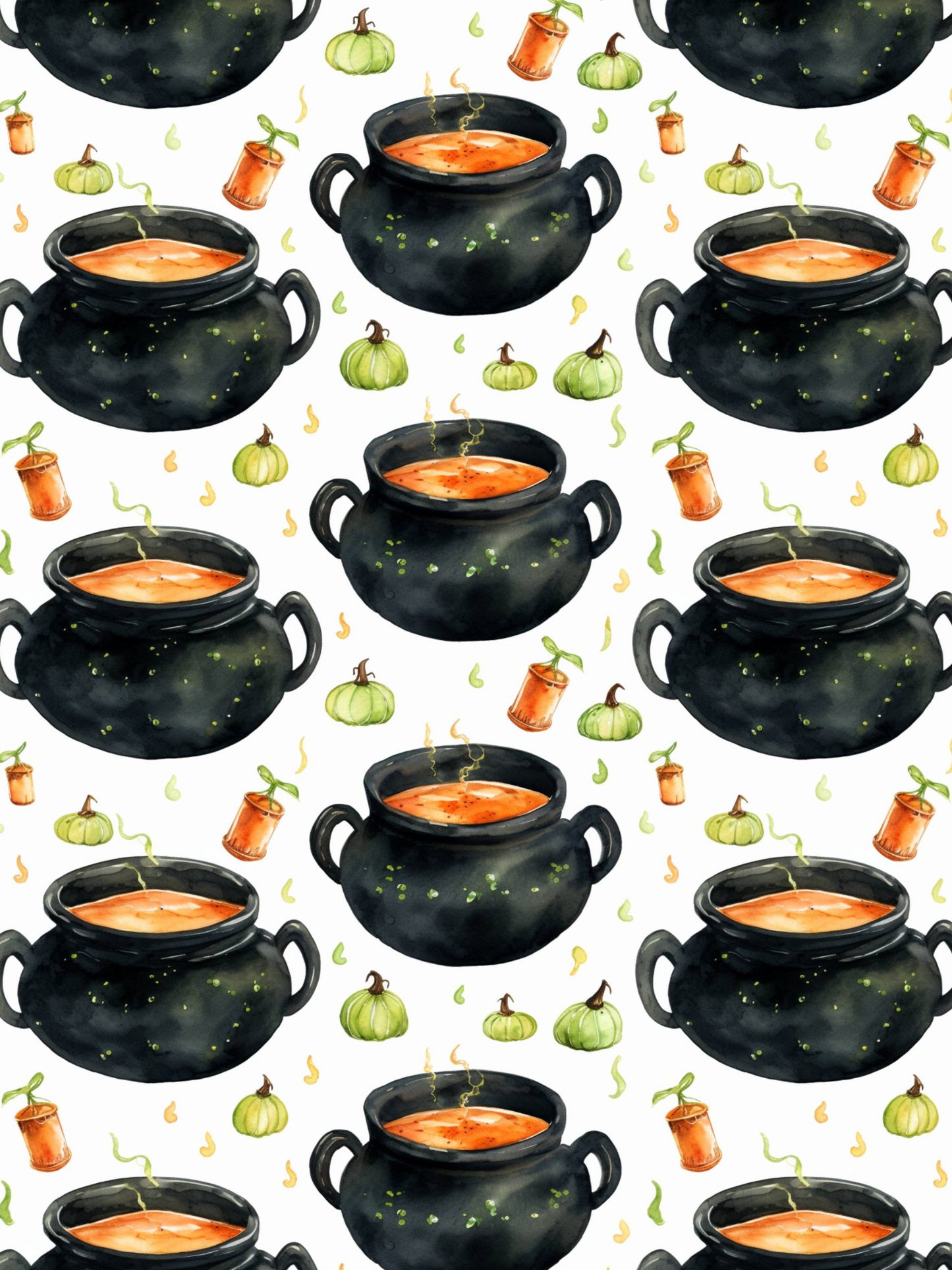 OtterBlotter Designer Custom Notebook - Wicked Cute Halloween Pumpkin Brew