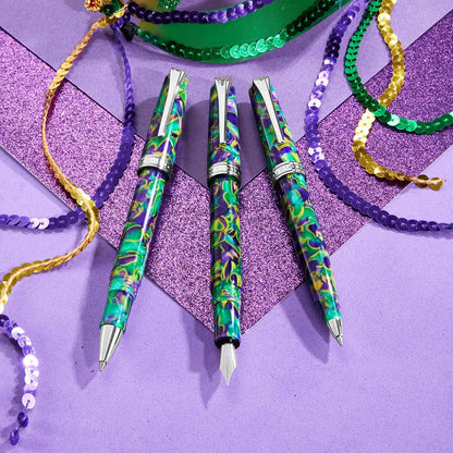 True Writer Classic Mardi Gras Fountain Pen: Medium