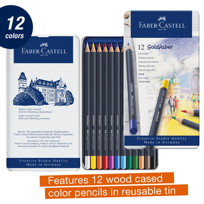 Goldfaber Color Pencils - Tin of 12