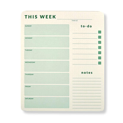 Daily-Weekly-Monthly Planner Pad Trio