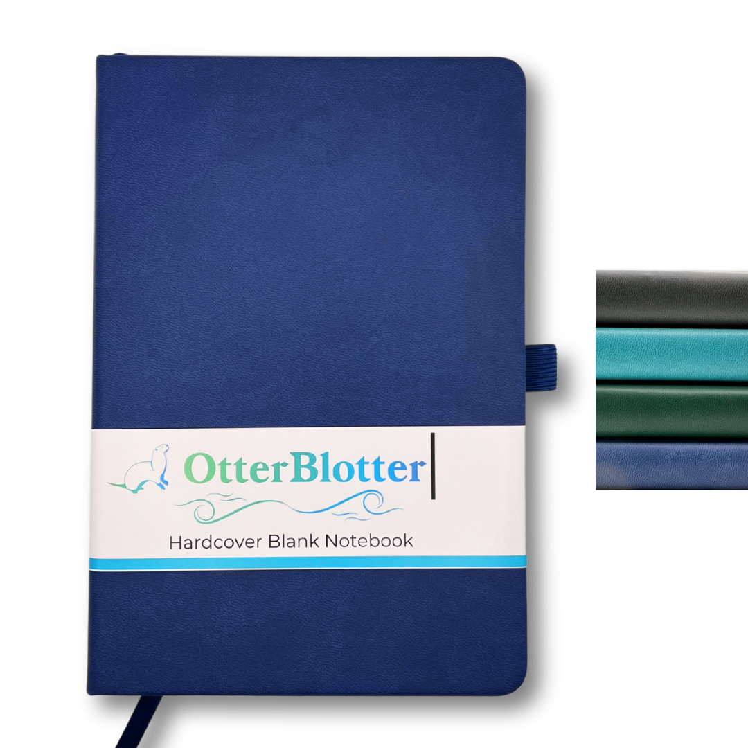 OtterBlotter Unlined (Blank) Journal Notebook