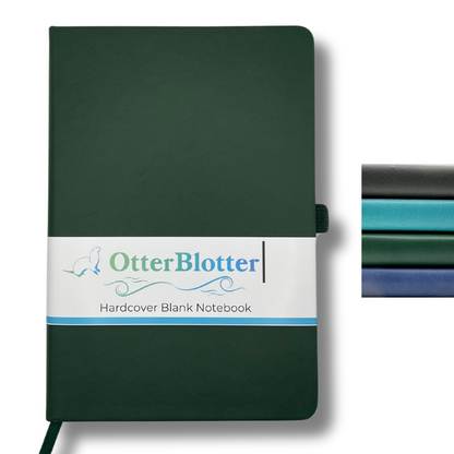 OtterBlotter Unlined (Blank) Journal Notebook