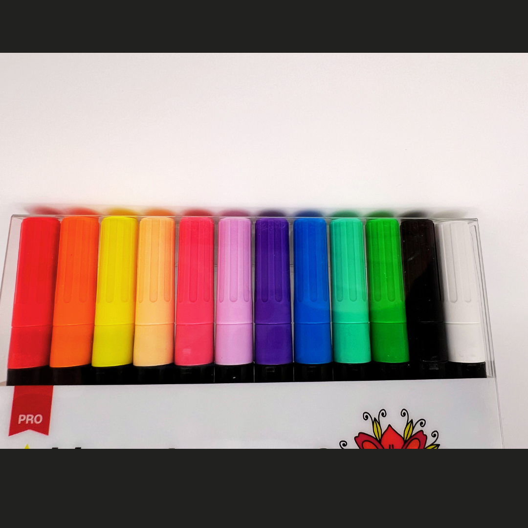 Kingart Acrylic Paint Pens, 2mm Medium Tip OtterBlotter