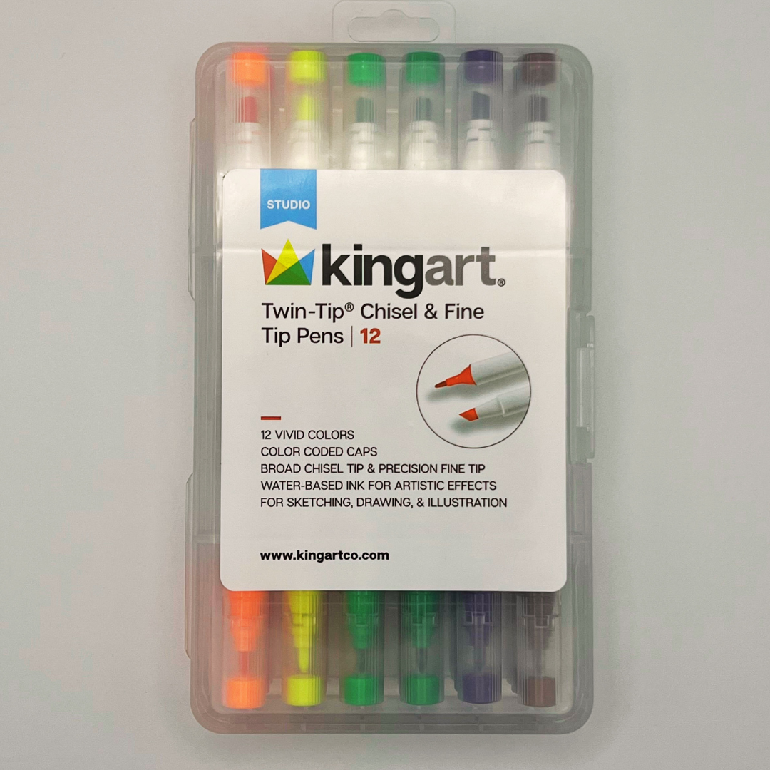 Kingart Twin-Tip Marker Pens – OtterBlotter