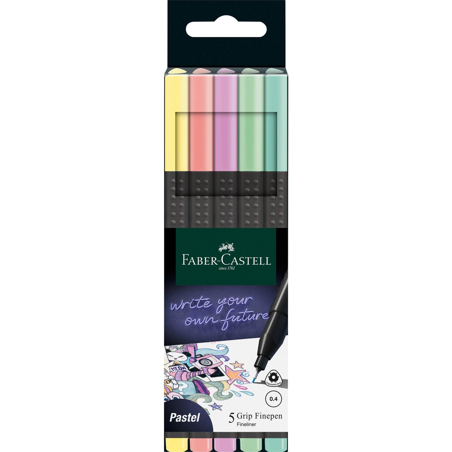 Grip Fineliner Pastel Set 5pk